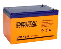 Аккумуляторная батарея DELTA DTM 1212 (12В, 12Ач, AGM)