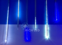 Светодиодная тающая сосулька Rich LED, 60 см, белая, RL-MT0.6-W