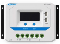 Контроллер заряда EPSolar VS3048AU (PWM, 30A, 12/24/36/48В, LCD дисплей, USB)