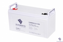 Карбоновая аккумуляторная батарея Carbon 100Ач, 12В