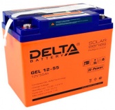 Аккумуляторная батарея DELTA GEL 12-55 (12В, 55Ач)