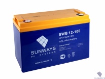 Гелевая аккумуляторная батарея SWB 12-100G (12В, 100Ач)