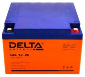 Аккумуляторная батарея DELTA GEL 12-26 (12В, 26Ач)