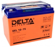 Аккумуляторная батарея DELTA GEL 12-75 (12В, 75Ач)
