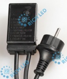 Контроллер и шнур питания для гирлянды Биколор Rich LED, RL-Cn1bi-220